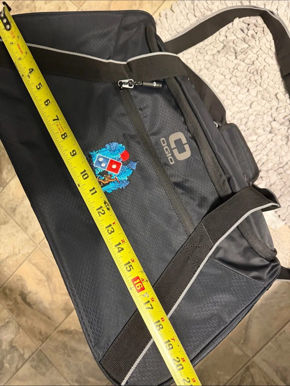 OGIO Black Duffel with Domino's PNW Embroidered Crest